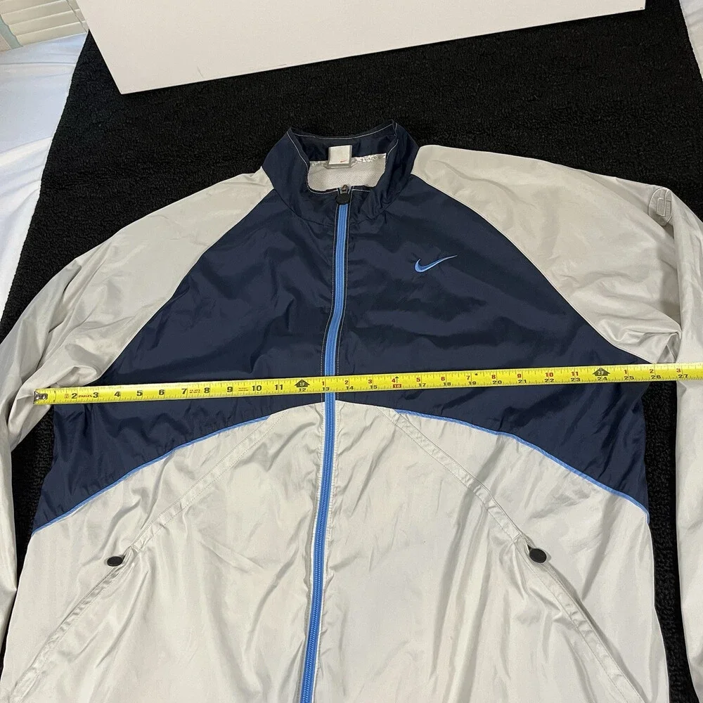 Vintage Nike Jacket Mens 2XL Windbreaker NikeFit Storm Fit Track 90s Swoosh